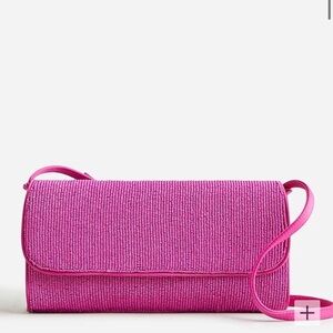 New! J. Crew Florence convertible clutch with beads bm839